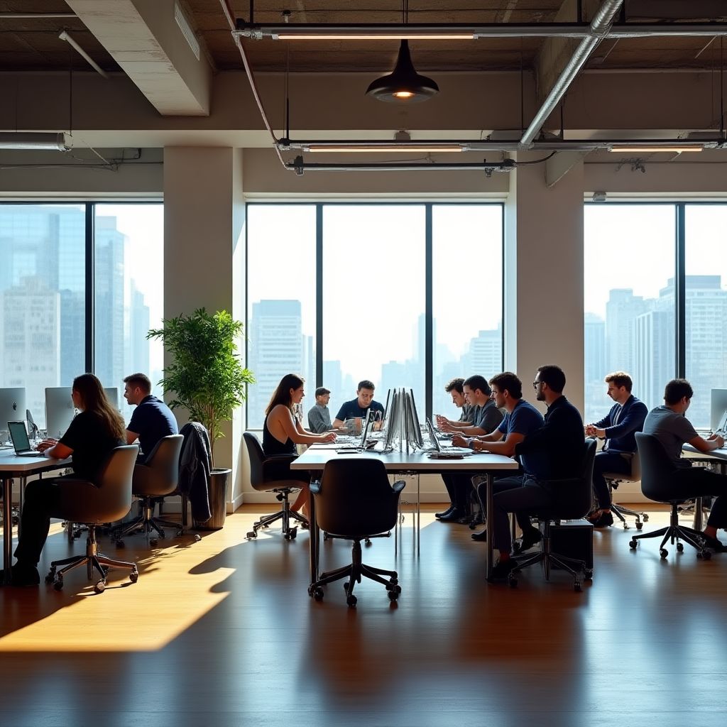 Startup tecnológica en crecimiento